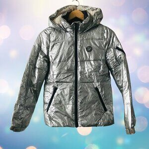 American Eagle Metallic Puffy Jacket
